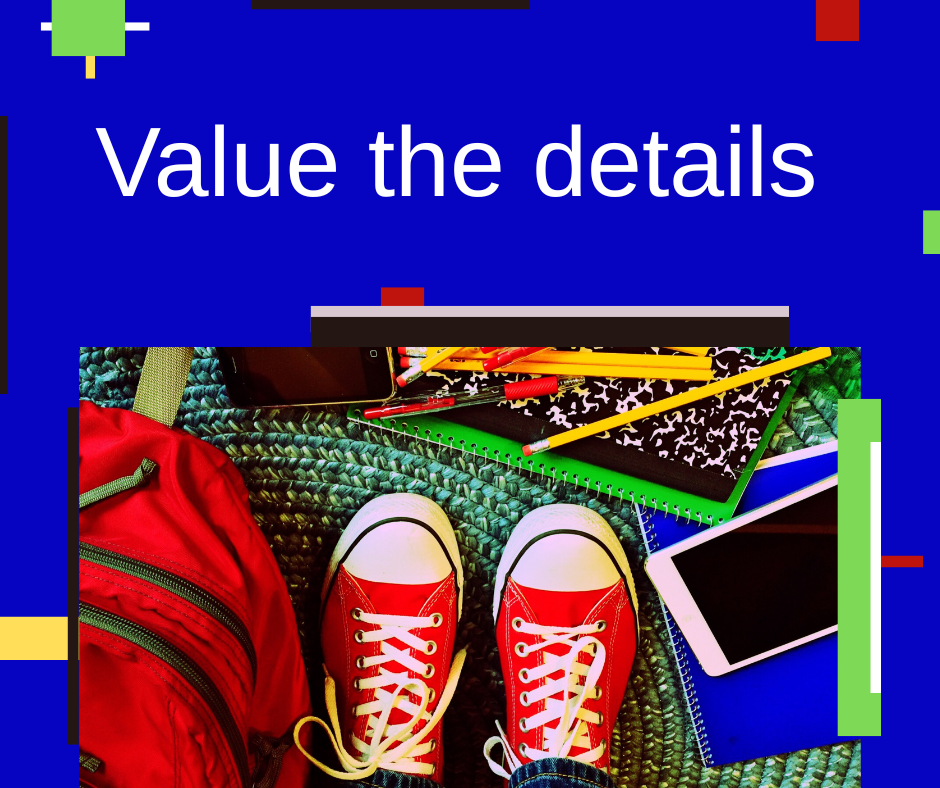 Value the details